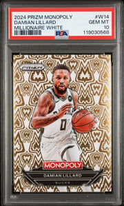 Damian Lillard PSA 10 Front - Cert #119030568