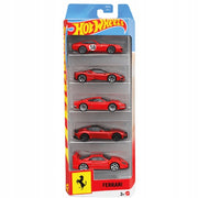 Hot Wheels - Ferrari Vehicle 5-Pack - Die-Cast Metal - MTJLN12 (MAX 6)