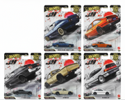Hot Wheels Premium - Car Culture 10th Anniversary Japan Historics 5- 2026 P Case - Complete Set of 5 - FPY86-961P
