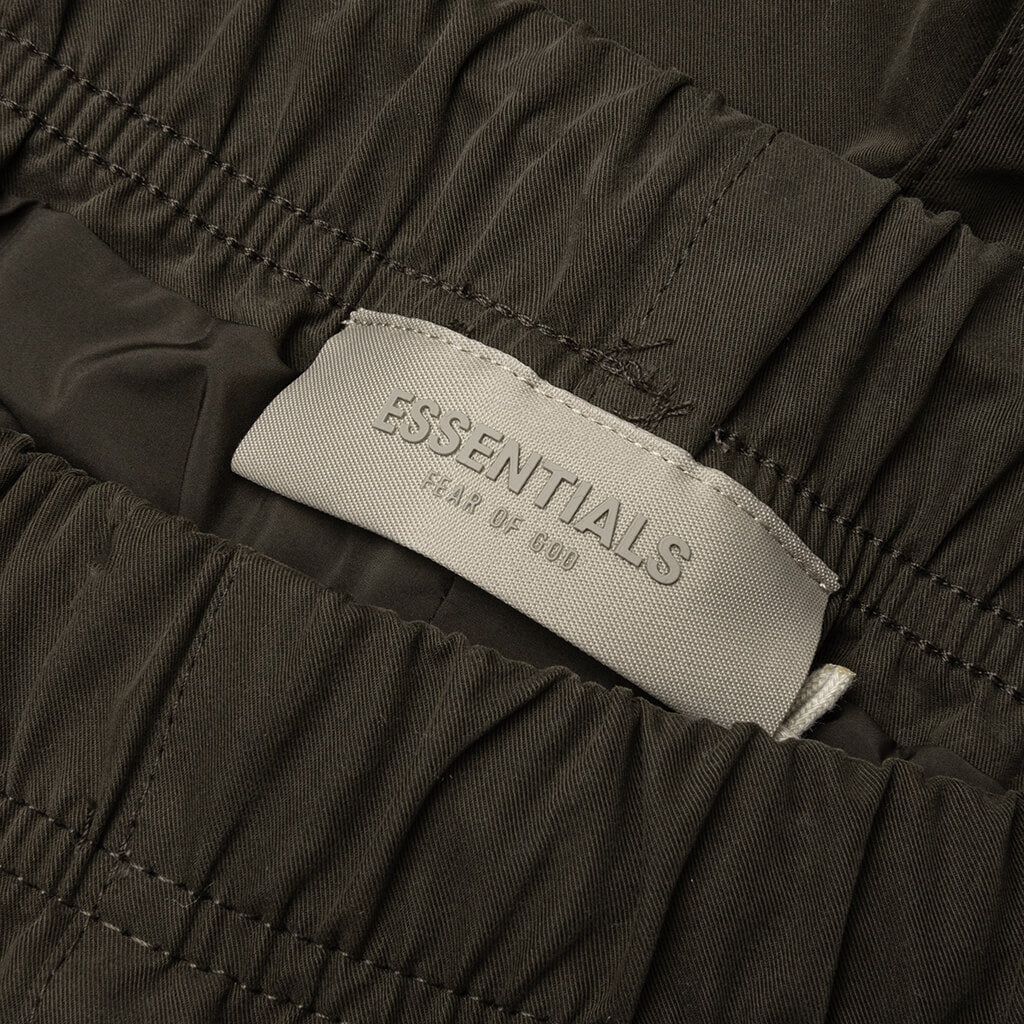 Fear of God Essentials Women's Cotton Dock Short - Off Black