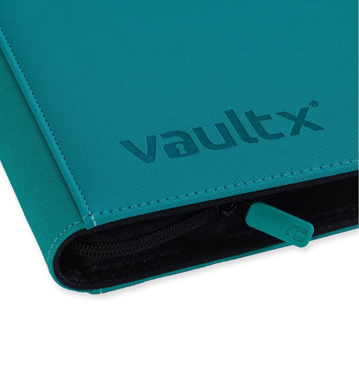 VaultX - 12-Pocket Exo-Tec Zip Binder XL “Ocean Blue” - Holds 624 Cards