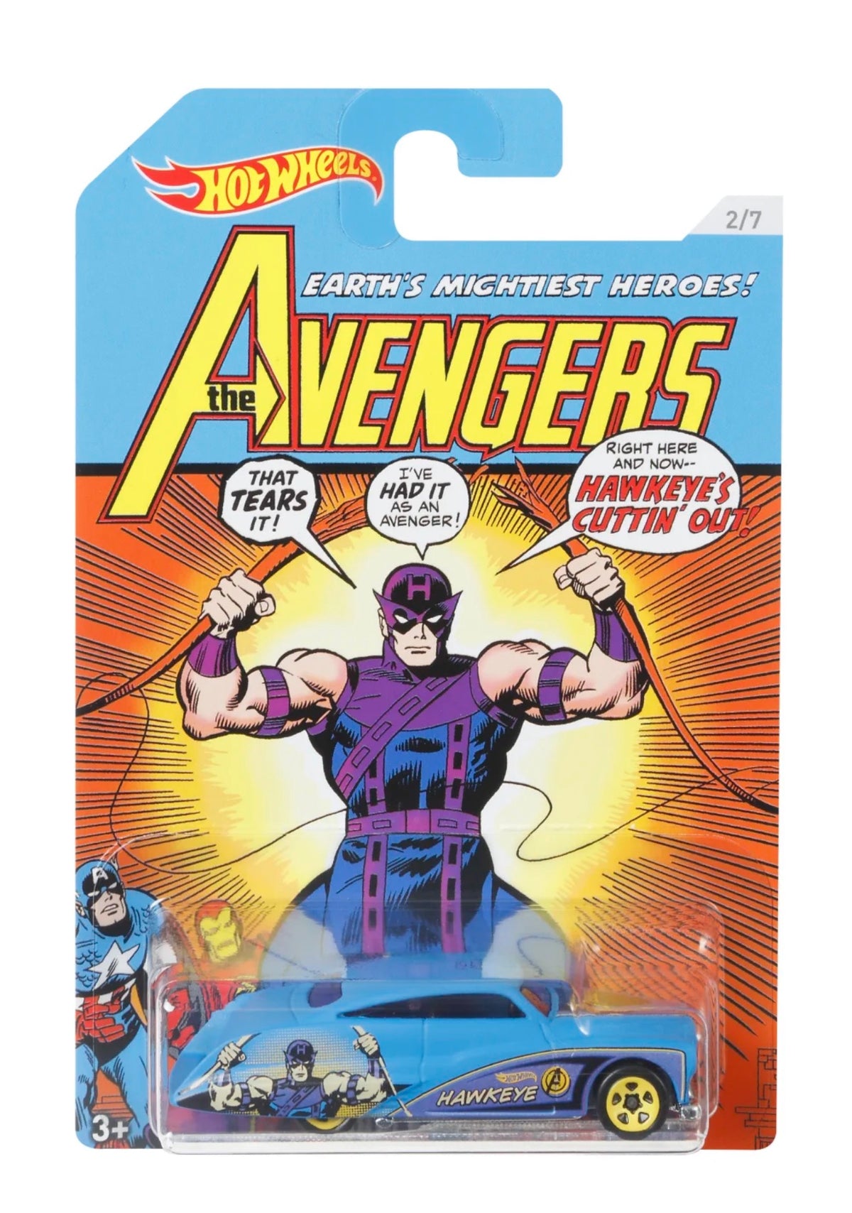 Hot Wheels 2018 - The Avengers Silver Series - Complete Set of 7