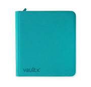 VaultX - 12-Pocket Exo-Tec Zip Binder XL “Ocean Blue” - Holds 624 Cards