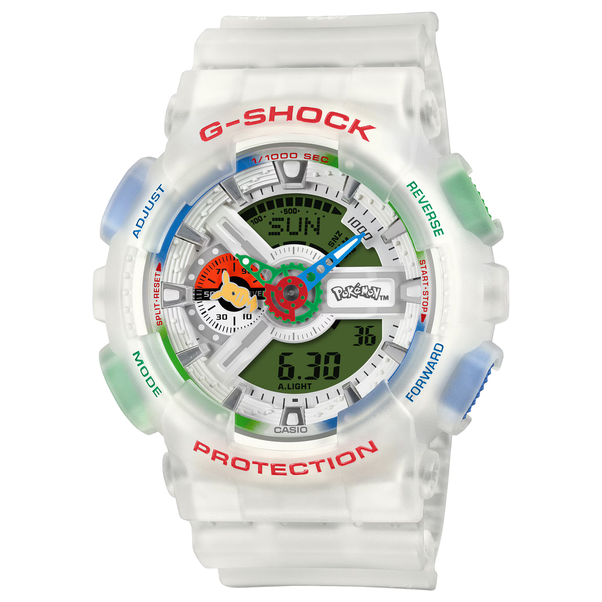 Pokemon Bundle: Casio G-Shock x Pokémon GA-110PKM-7A + Trading Card Boxes