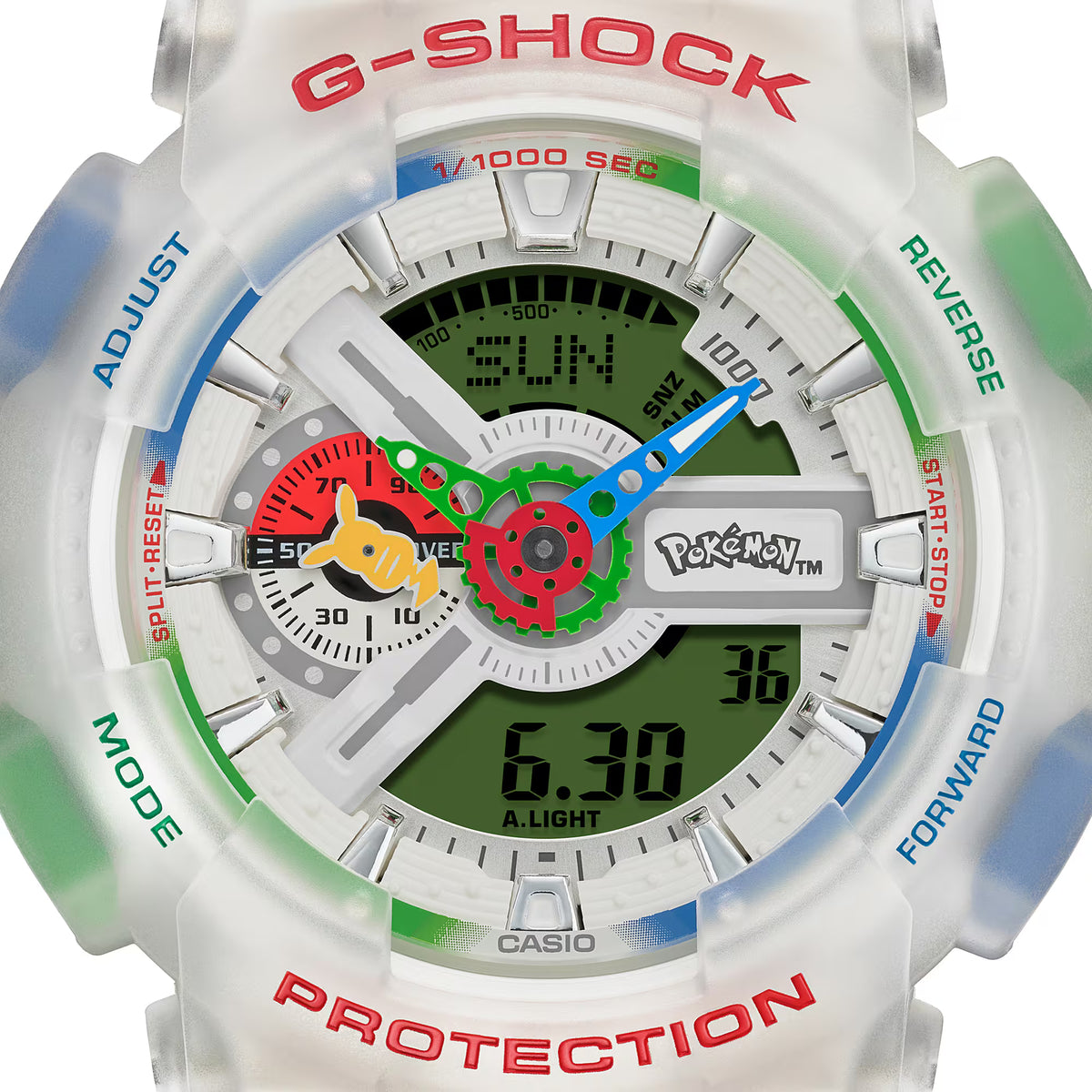 Pokemon Bundle: Casio G-Shock x Pokémon GA-110PKM-7A + Trading Card Boxes