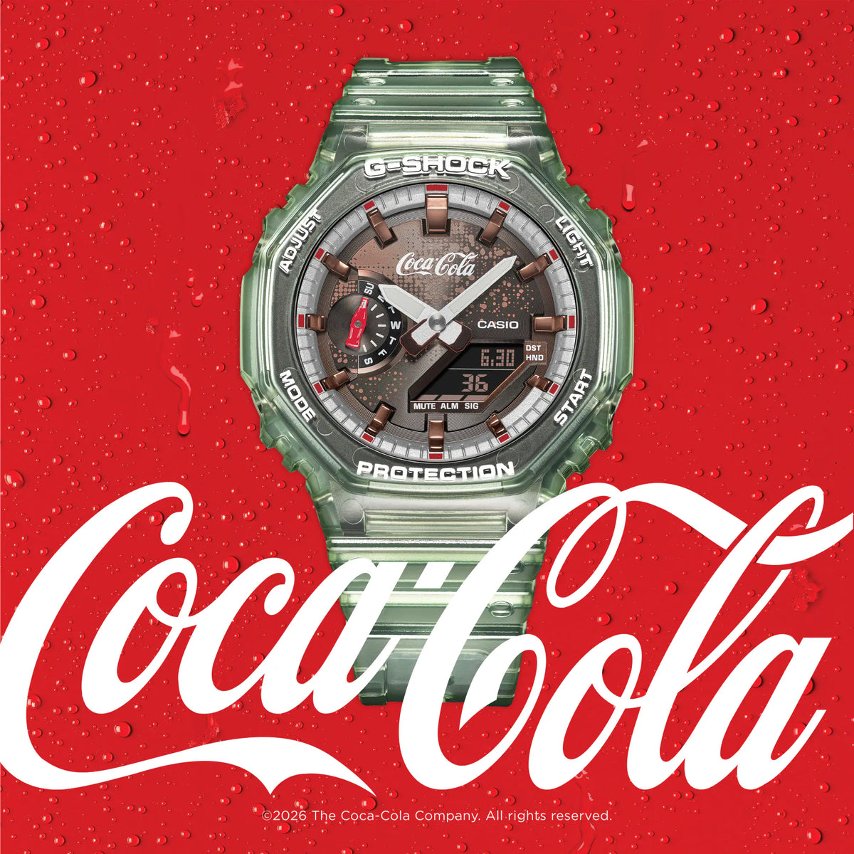 Casio G-Shock x Coca-Cola GA-2100CC-3A