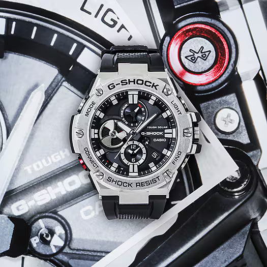 Casio G-Shock G-Steel GST-B100-1A Solar Bluetooth Watch