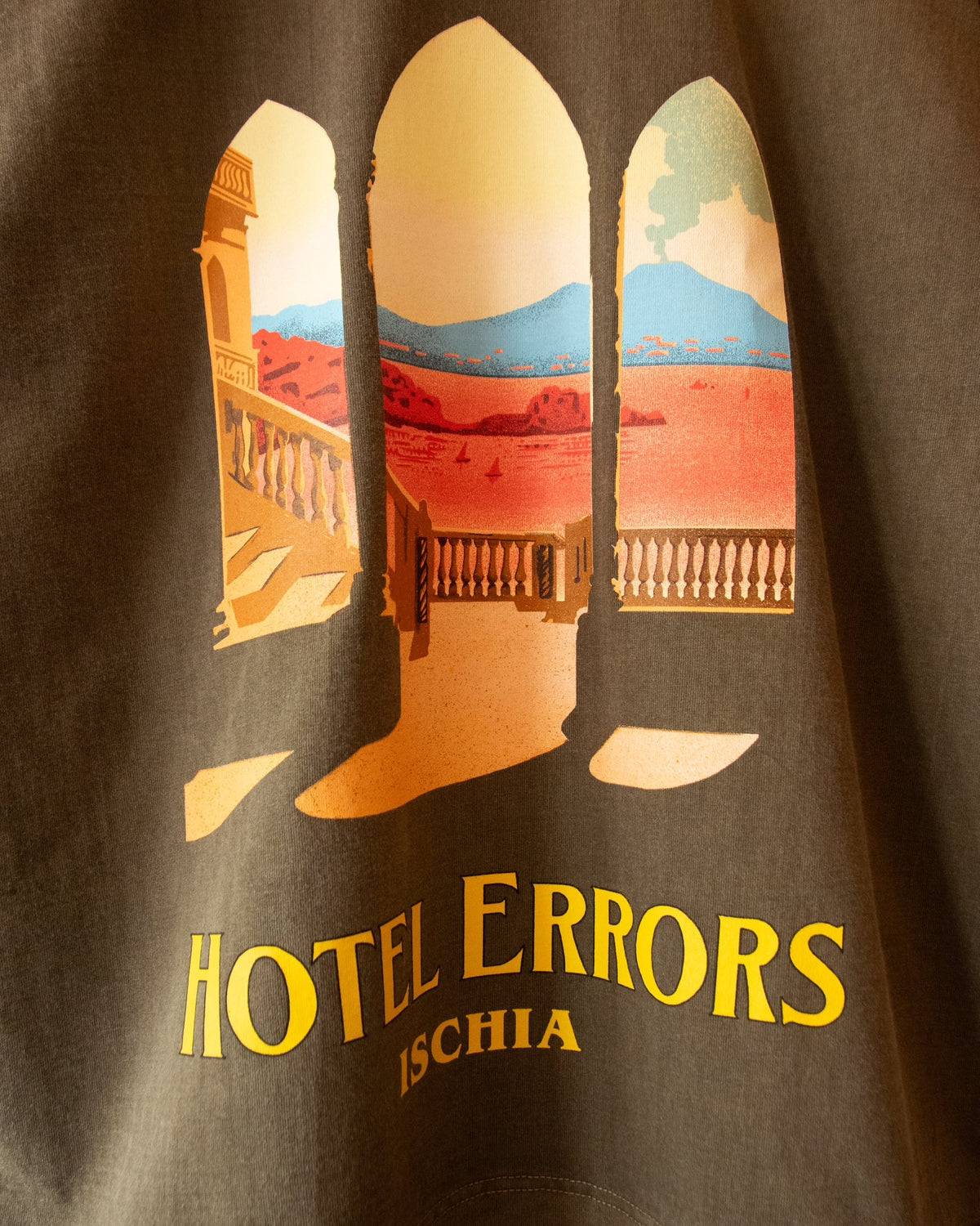 House of Errors - Hotel Errors Heavyweight Tee - Ischia - Made in London