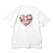 Hello Kitty 50th Anniversary Tokyo T-Shirt WHITE HEART (Japan Exclusive)
