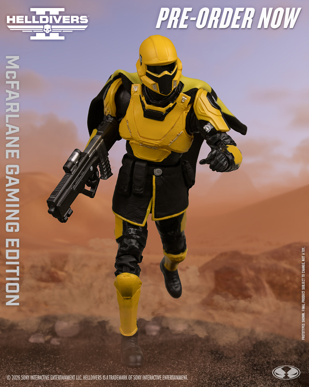 McFarlane Gaming Edition - Helldivers TR-40 Gold Eagle - 7" Action Figure
