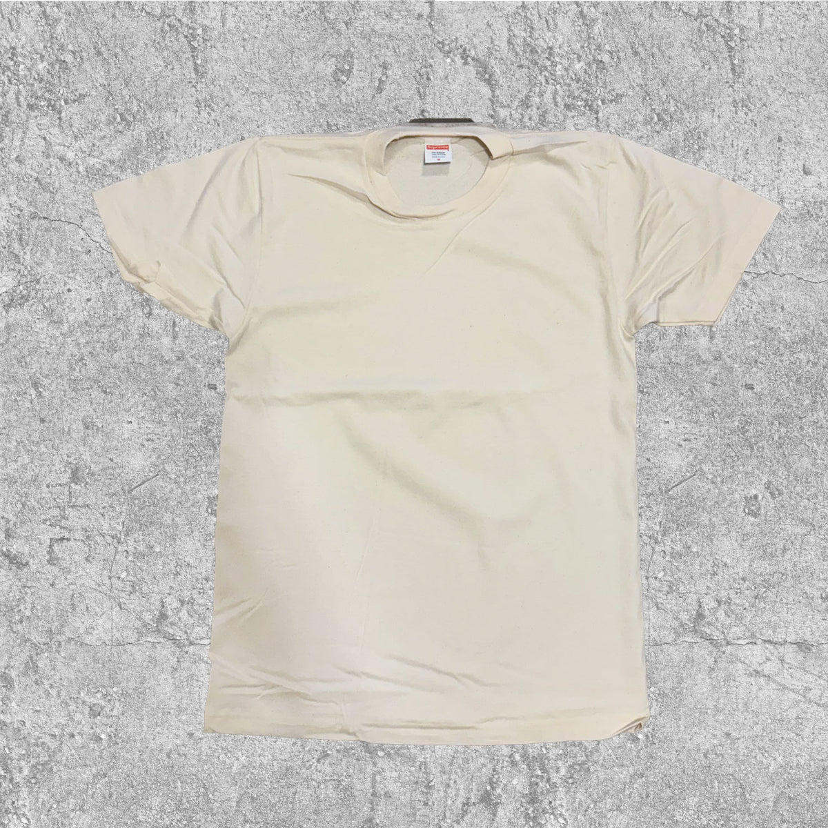 SUPREME SHORT SLEEVE BLANK TSHIRT SAND