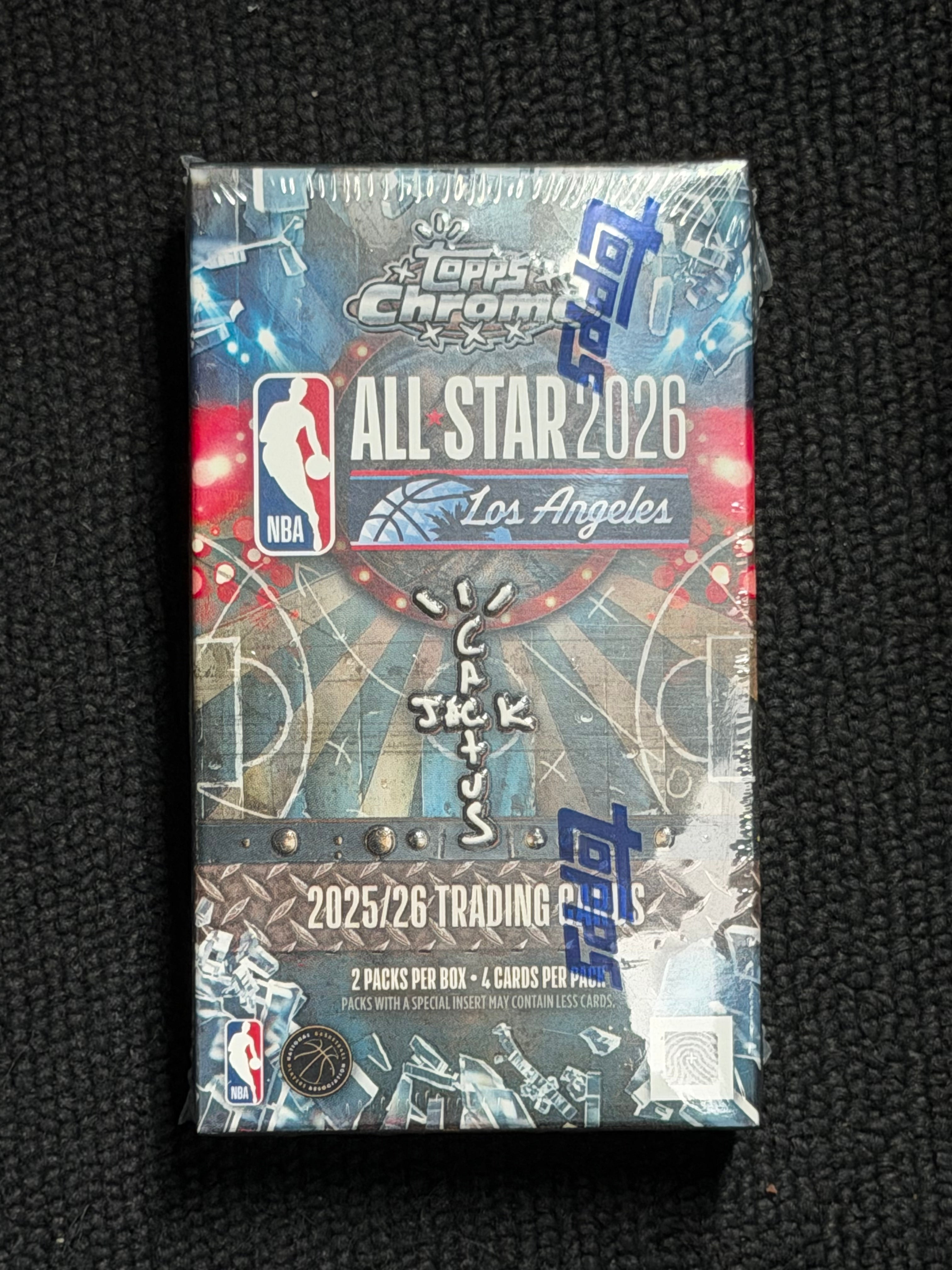 2025-26 Topps Chrome Basketball x Cactus Jack Travis Scott NBA All Star Box