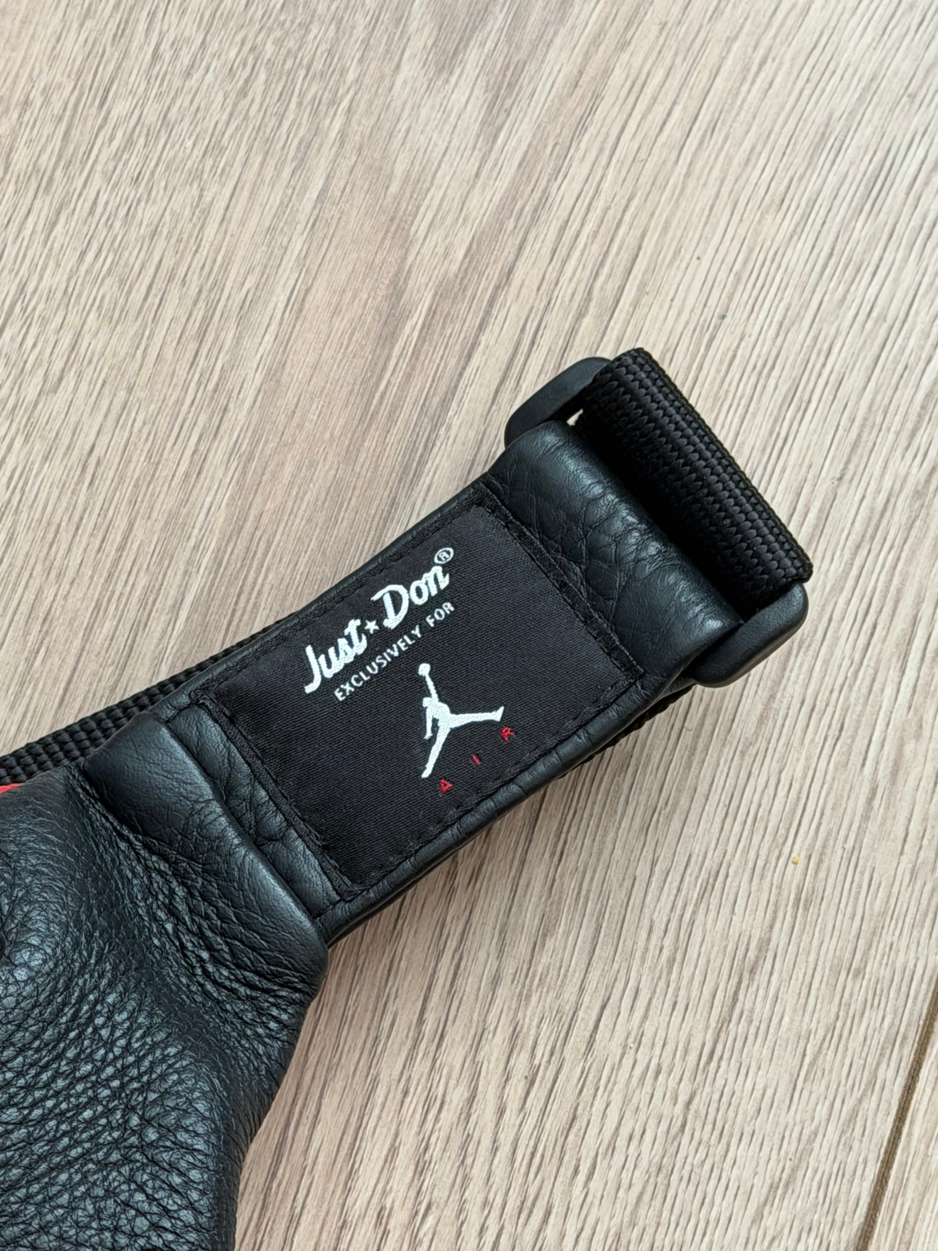 Just Don x Air Jordan 2018 LA All-Star Exclusive Leather Flight Hip Bag