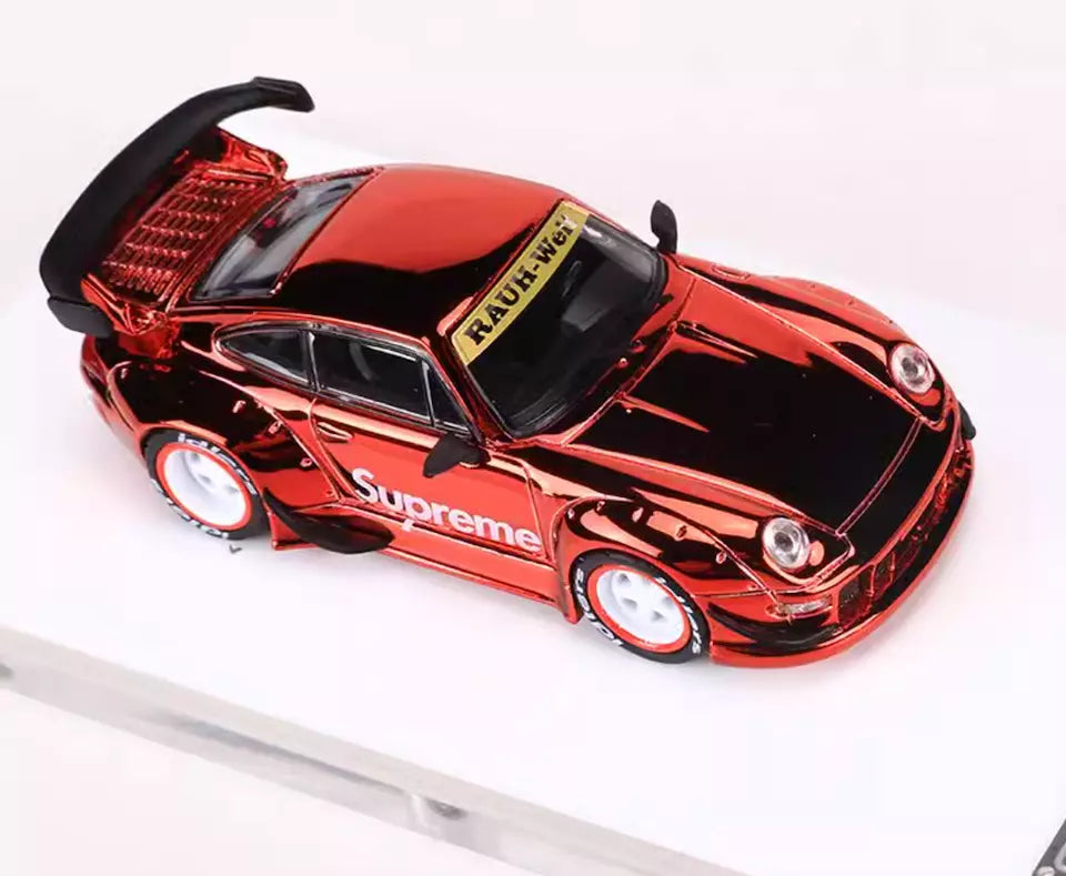 Fast Speed 1:64 - Porsche RWB 993 GT - Chrome Red Supreme