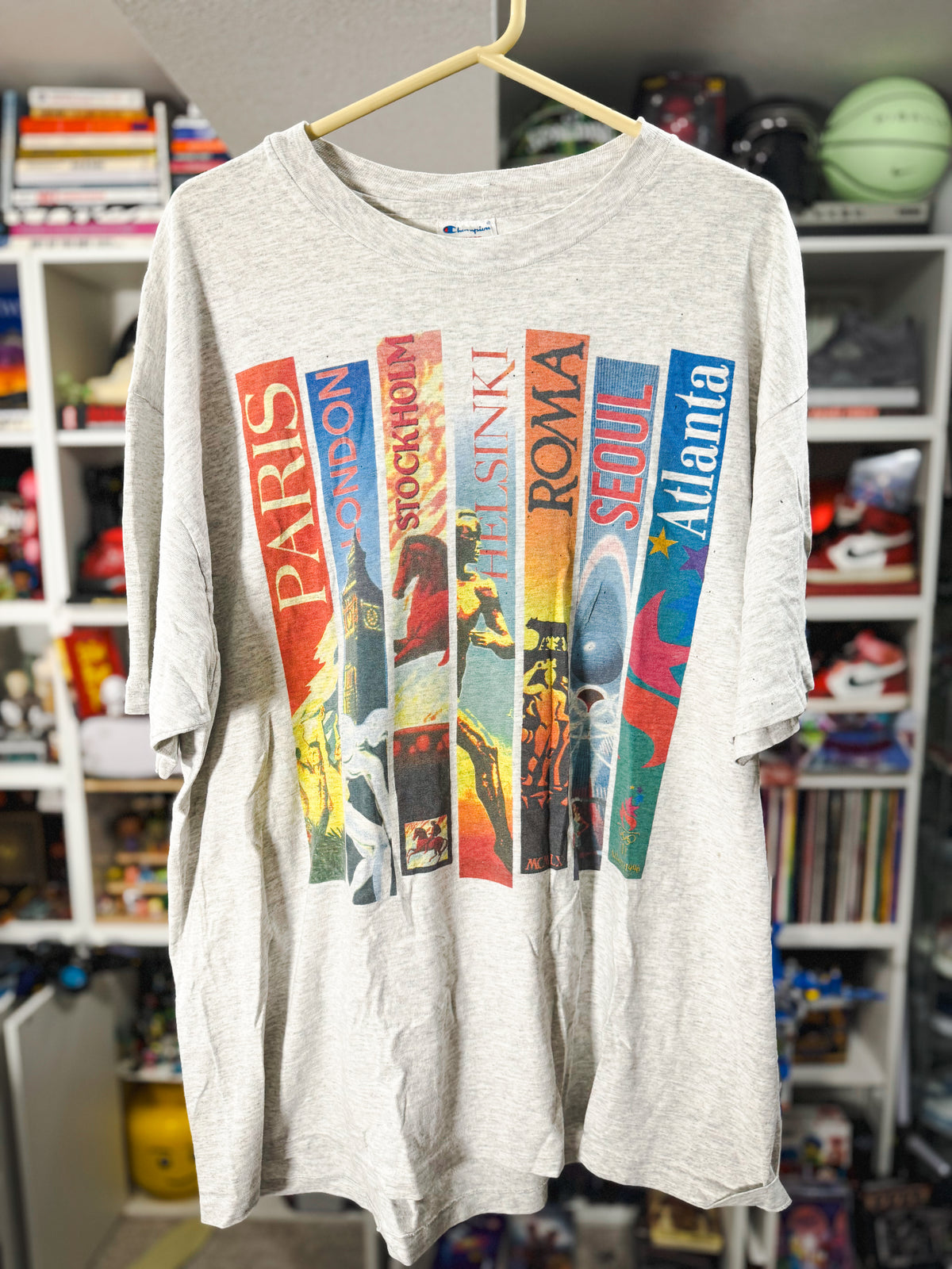 Champion Olympics Heritage Vintage Thrift Tee - Made in USA