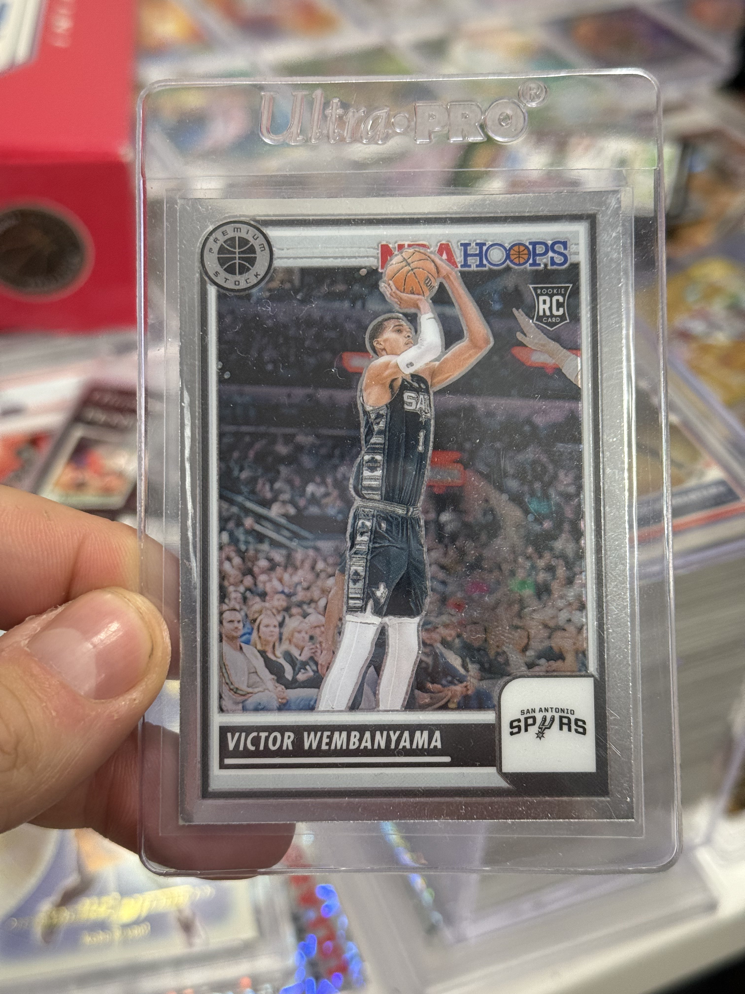 2023-24 NBA Hoops Premium Stock 150 Card Pack w/ TWO Victor Wembanyama Rookie Card