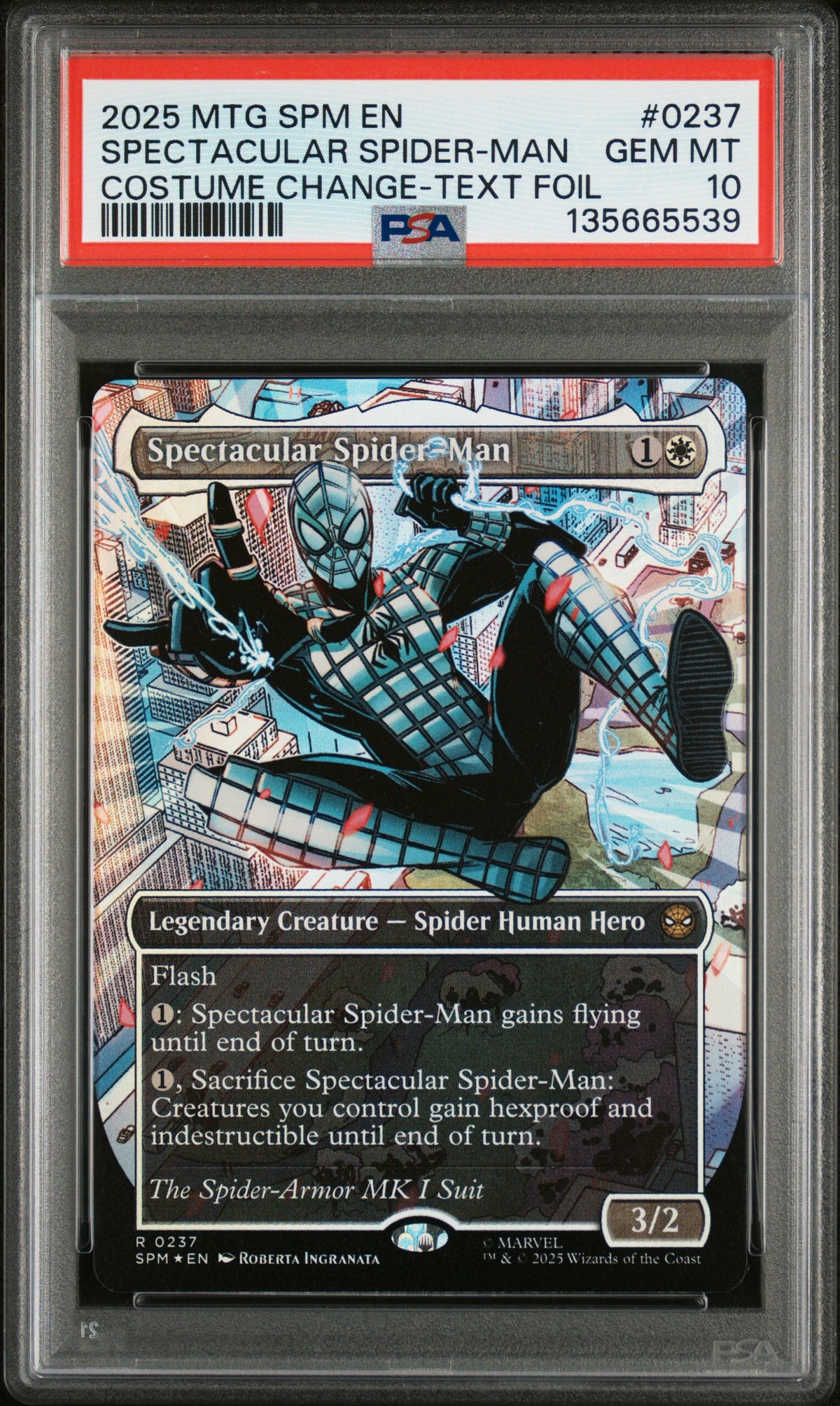 Magic The Gathering Marvel's Spider-Man Spectacular Spider-Man #0237 PSA 10
