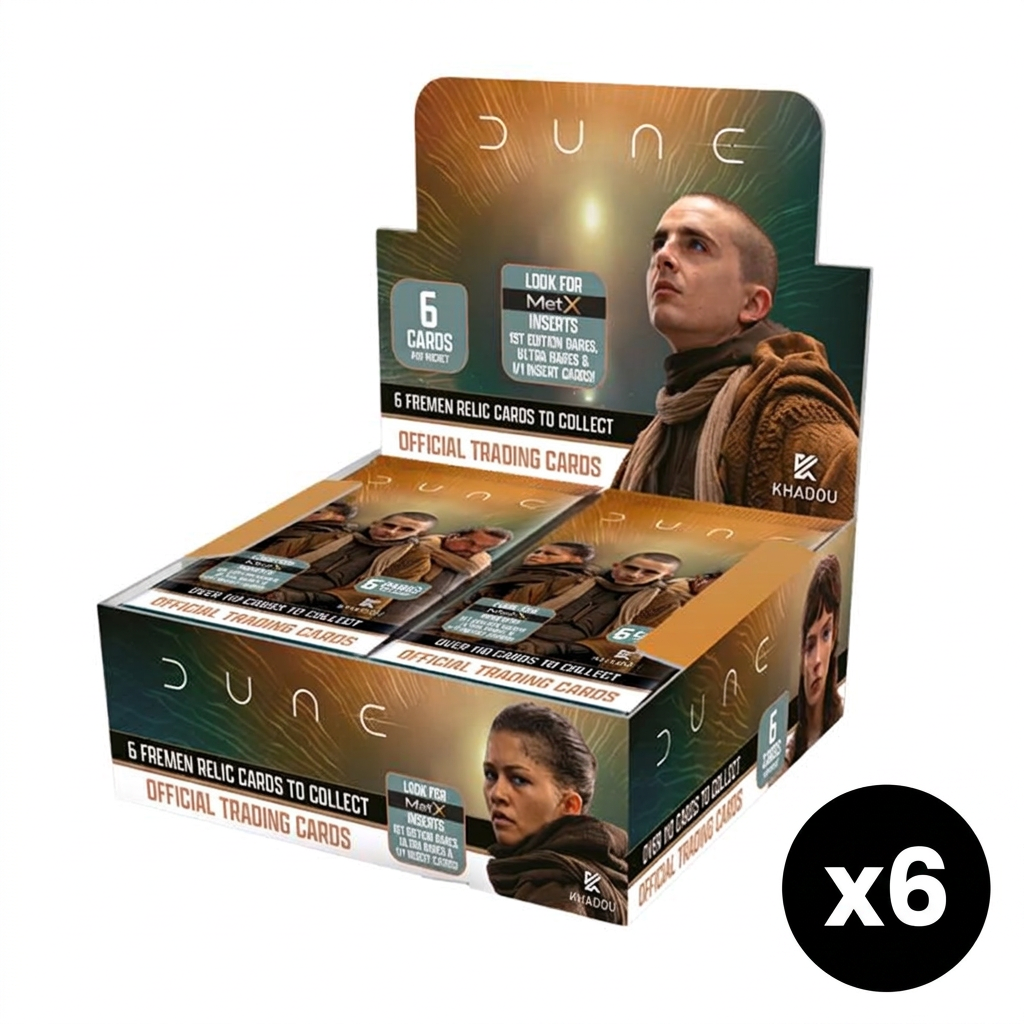 2026 Khadou - Dune 3 Metal X Foil SEALED CASE OF 6 Boxes - Includes 24 packs each (PRE-ORDER DEC 9, 2026)