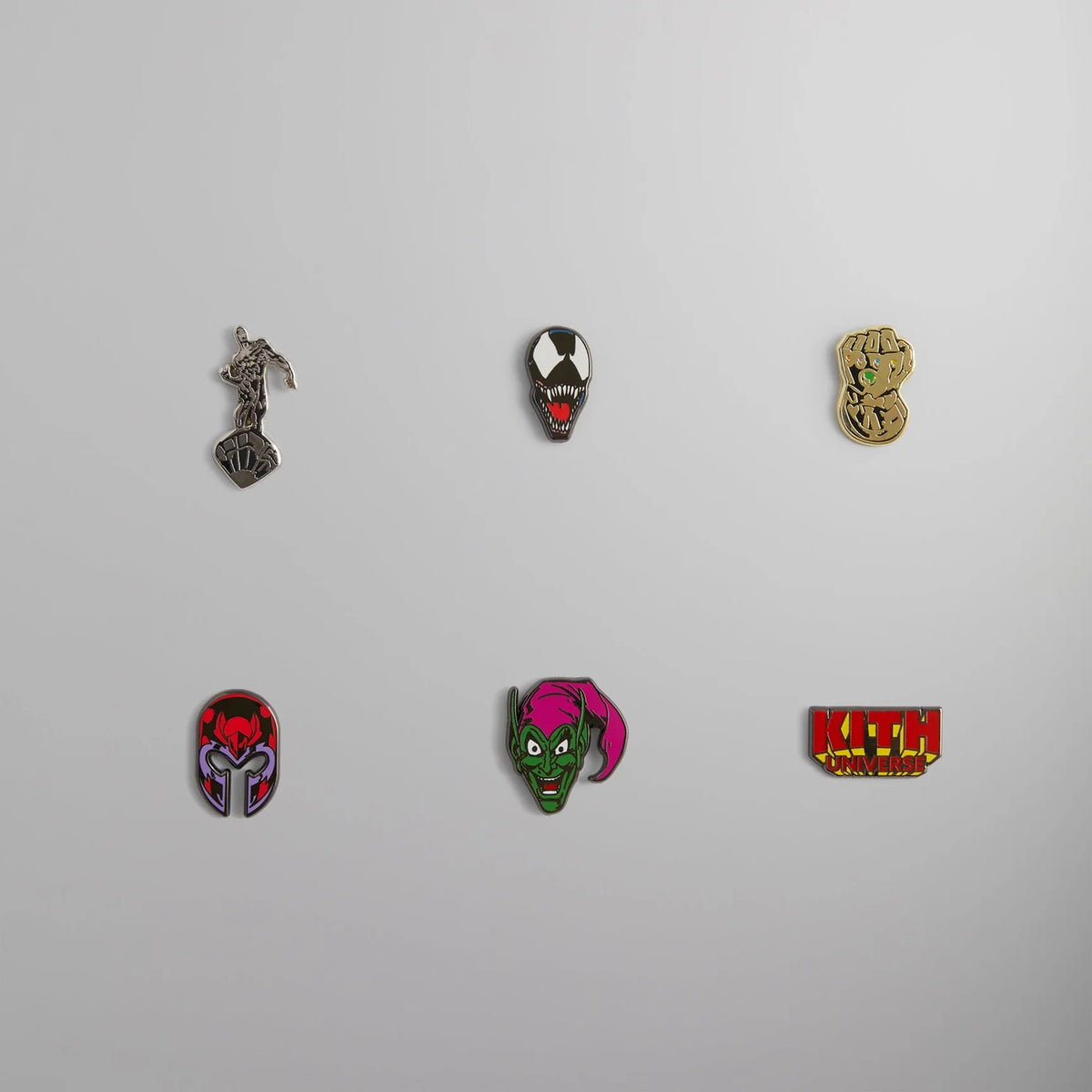 Marvel | Kith Super Villain Pin Set