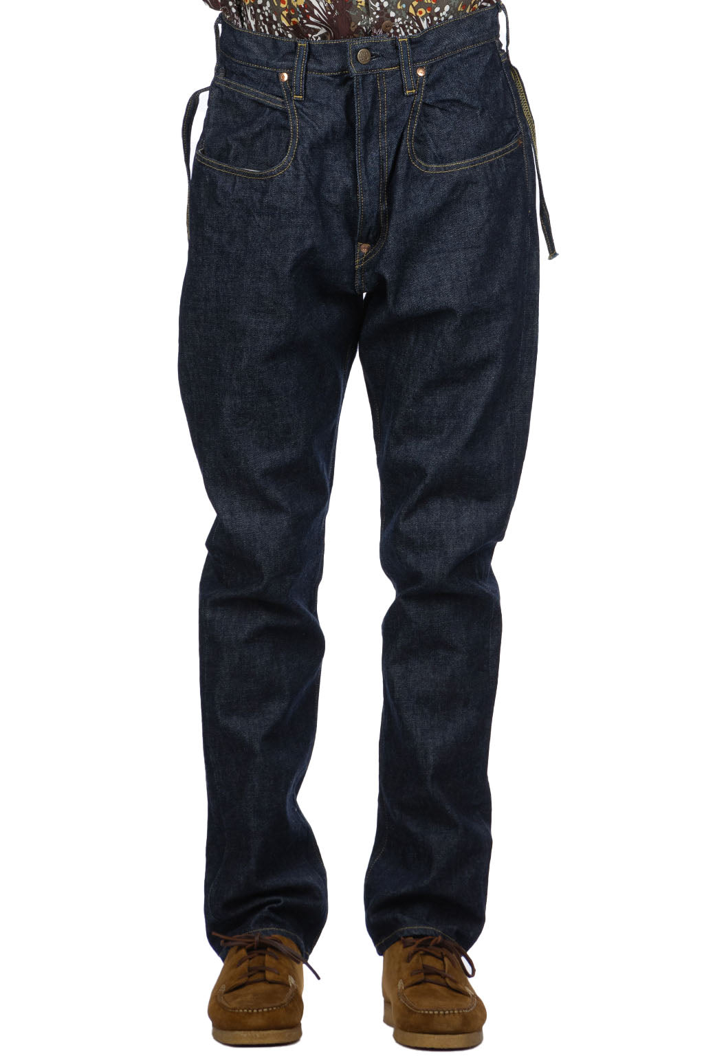 Kapital 14 Oz Denim Ringoman Pants 'One Wash' - Made in Japan