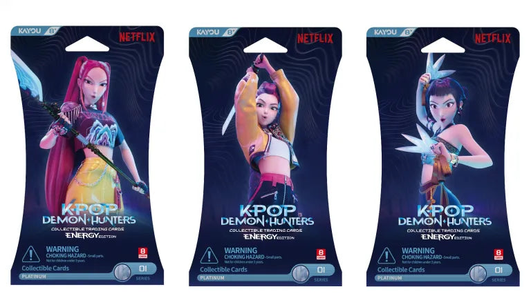 K-Pop Demon Hunters World Tour Collectible Cards - Series 1 - Energy Edition Display Box
