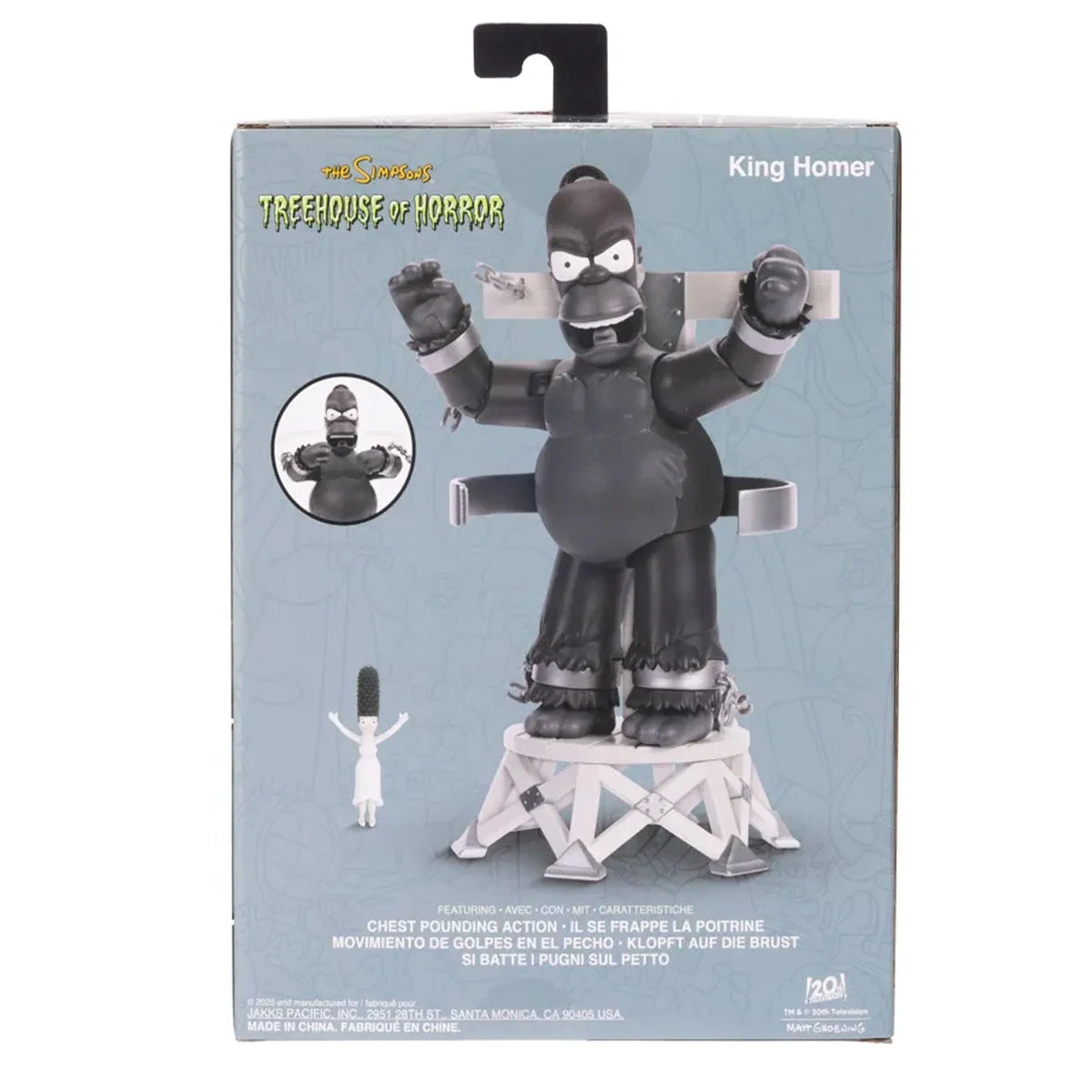 The Simpsons - Premium King Homer with Mini Marge - 5" Premium Action Figure Wave 5 - Jakks Pacific