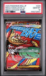 Mega Hawlucha EX PSA Front - Cert #149272847