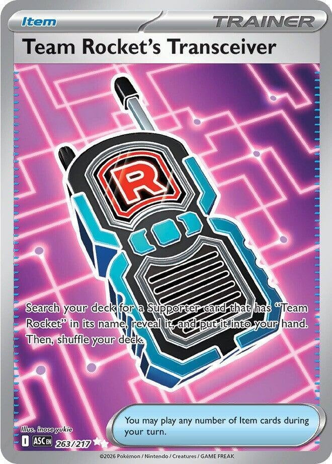 Team Rocket's Transceiver #263 - Pokemon Ascended Heroes