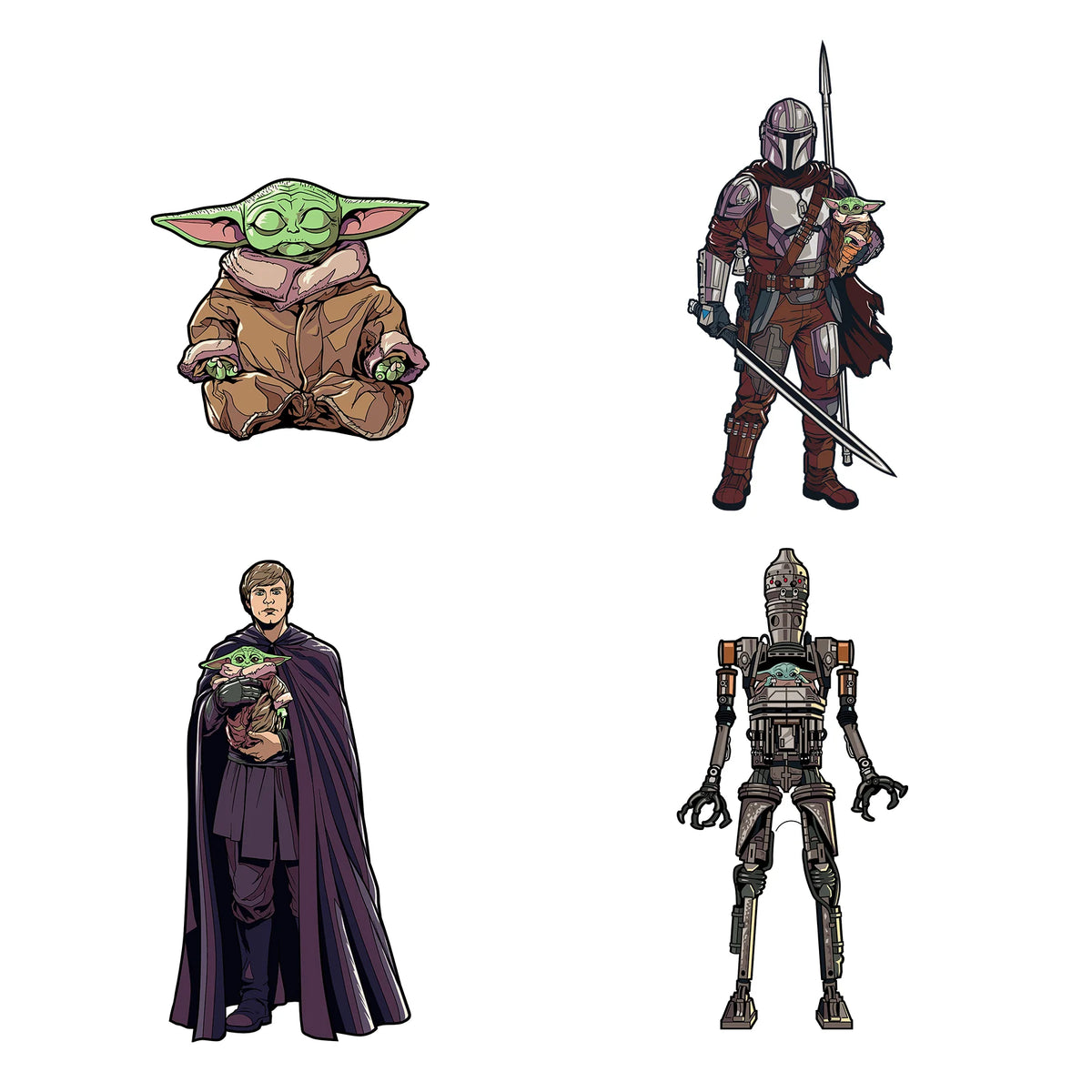 FiGPiN Quest – CHOOSE YOUR PIN - The Mandalorian 3" Collectible Pin - NYCC 2025