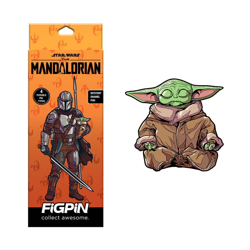 FiGPiN Mystery Enamel Pin – The Mandalorian 3" Collectible Pin (Blind Box) - NYCC 2025