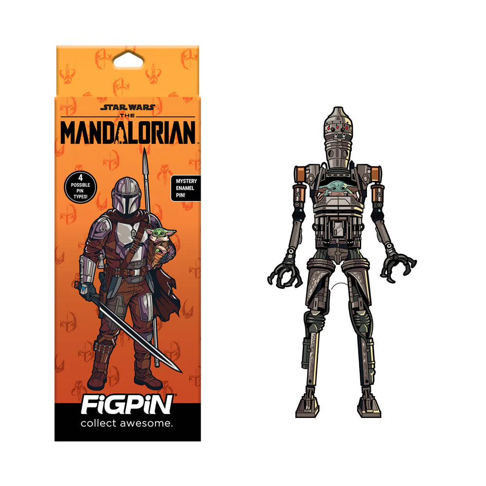 FiGPiN Mystery Enamel Pin – The Mandalorian 3" Collectible Pin (Blind Box) - NYCC 2025