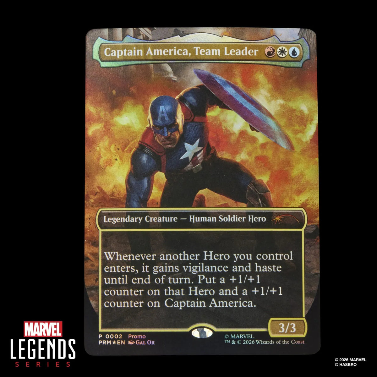 Marvel Legends x Magic: The Gathering - Set of 3 Figures + Promo Cards - Captain America, Doctor Doom 2099, Malice (PRE-ORDER OCT 2026)