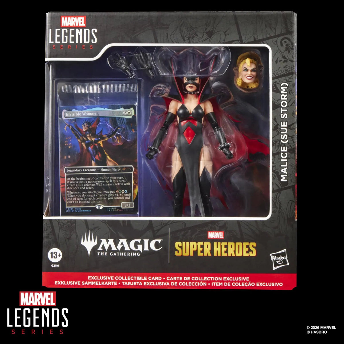 Marvel Legends x Magic: The Gathering - Set of 3 Figures + Promo Cards - Captain America, Doctor Doom 2099, Malice (PRE-ORDER OCT 2026)