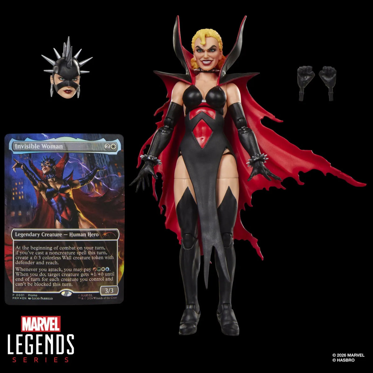 Marvel Legends x Magic: The Gathering - Set of 3 Figures + Promo Cards - Captain America, Doctor Doom 2099, Malice (PRE-ORDER OCT 2026)