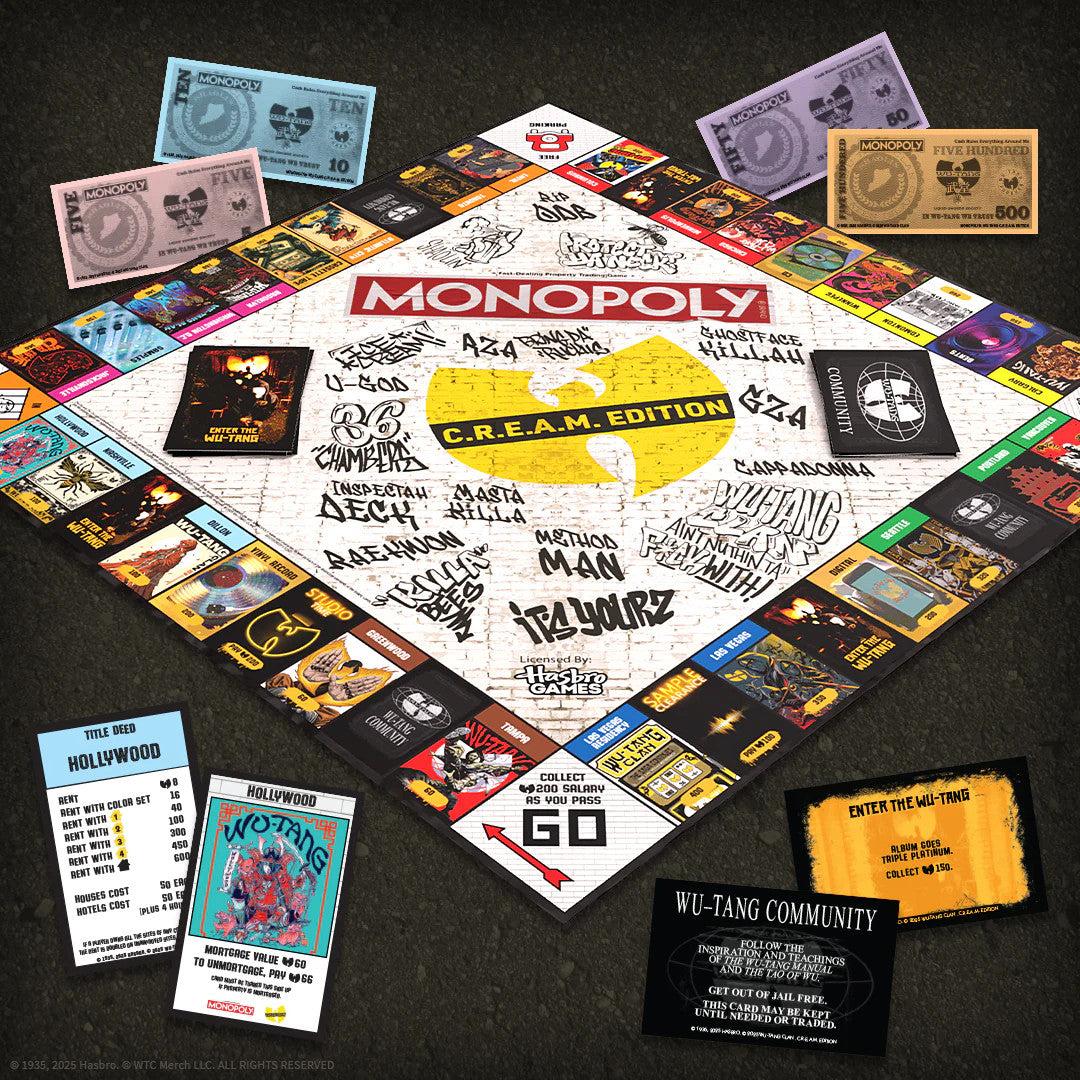 Monopoly - Wu-Tang Clan C.R.E.A.M. Limited Edition - Board Game