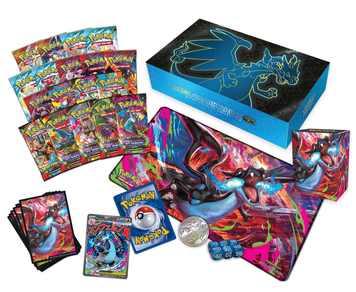 Pokemon - Mega Charizard X EX Ultra Premium Collection (UPC) Phantasmal Flames (MAX 2)