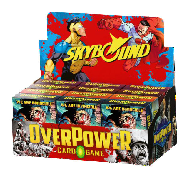 Overpower CCG Skybound Starter Deck SET of 4 - Invincible/Walking Dead