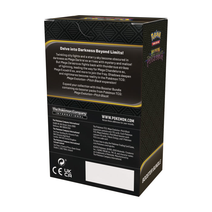 Pokemon Mega Evolution - ME05 Pitch Black - Booster Bundle