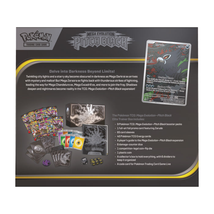 Pokemon Mega Evolution - ME05 Pitch Black - (MAX 2) Elite Trainer Box