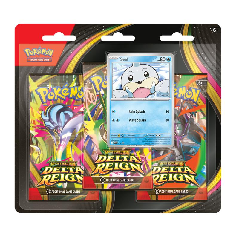 Pokemon Mega Evolution ME06 - Delta Reign - MAX 2 - 3 Pack Blister (PRE-ORDER NOV 6)