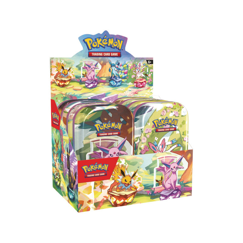 Pokemon - Scarlet & Violet - Prismatic Evolutions Mini Tin Display