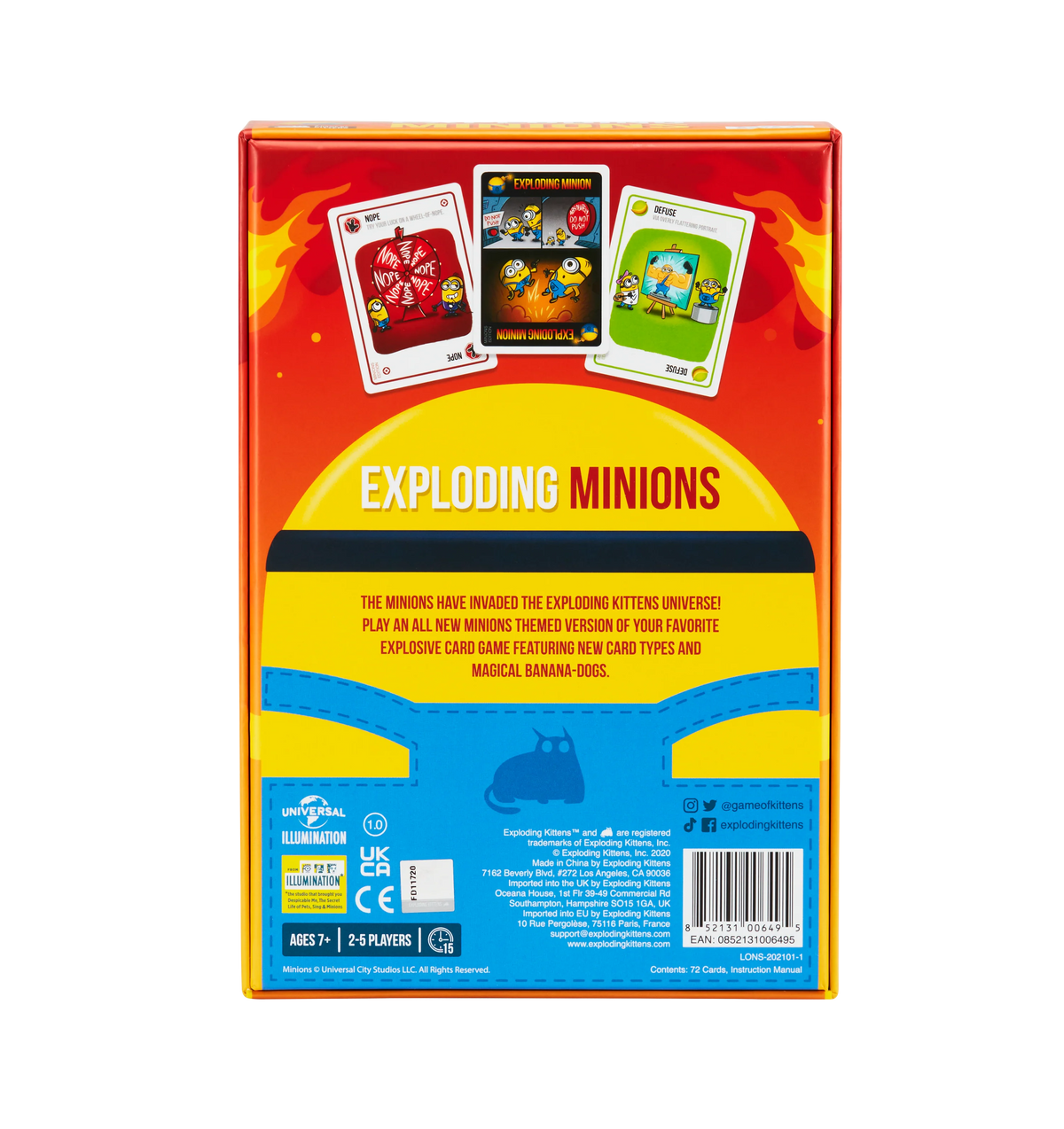 Exploding Minions - Card Game by Exploding Kittens - Ages 7+
