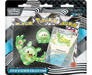 Pokemon - Black Bolt Tech Sticker Collection - 3 Packs + Reuniclus #212 Illustration Promo