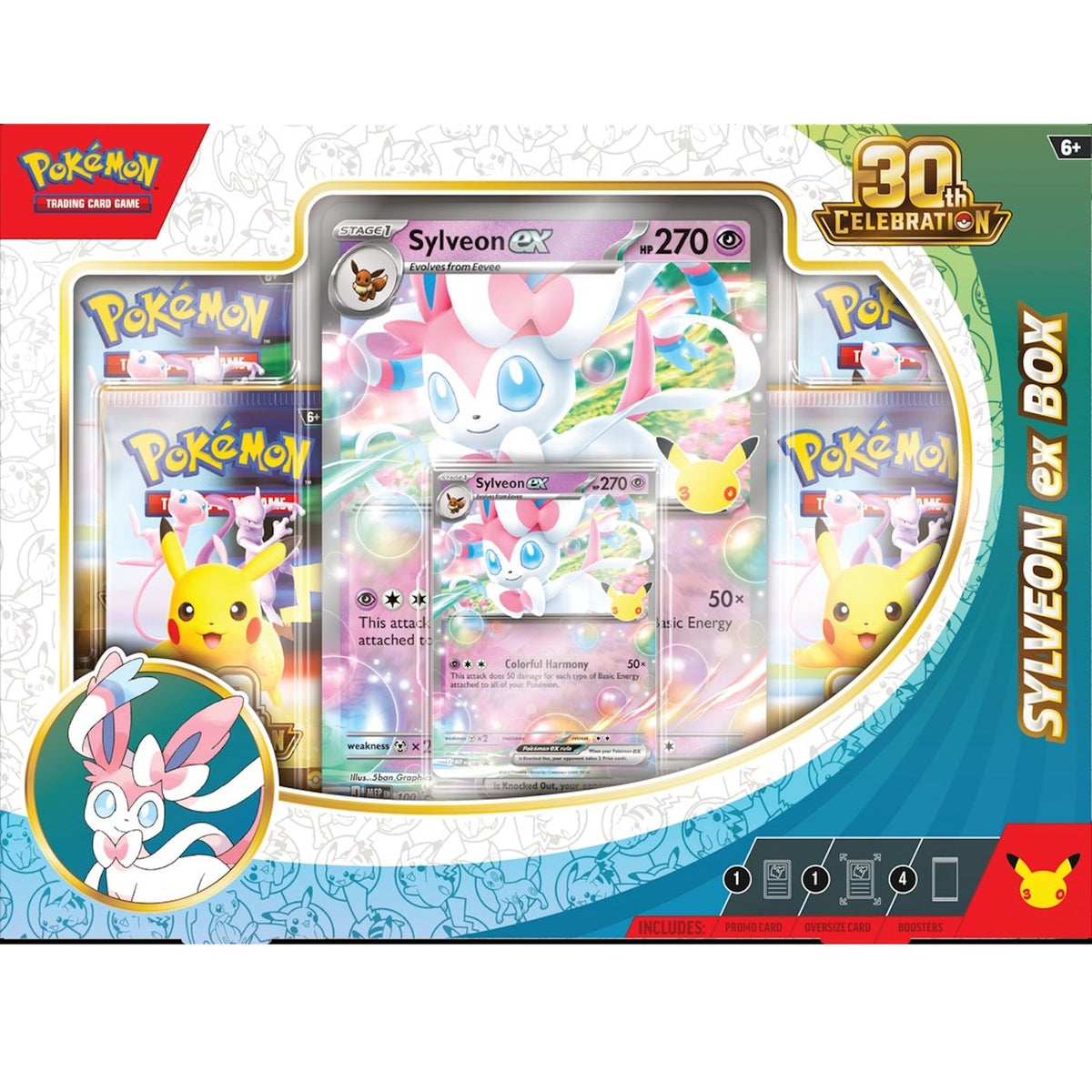 Pokemon - MAX 1 - 30th Celebration Sylveon ex Box - (PRE-ORDER SEPT 16, 2026)