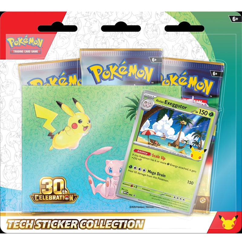 Pokemon - MAX 2 - 30th Celebration Tech Sticker Collection - Random - (PRE-ORDER SEPT 16, 2026)