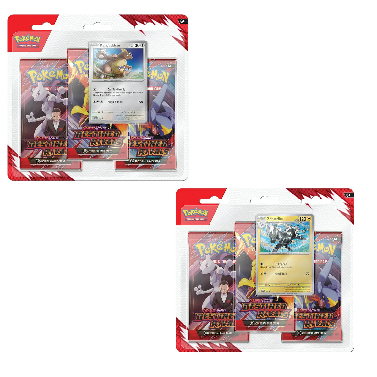 Pokemon - Scarlet & Violet - Destined Rivals - 3 Pack Blister w/ Promo Card