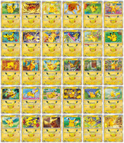 Pokemon Japanese 30th Celebration - Pikachu Rare Complete Set of 30 Cards - #017 - #046