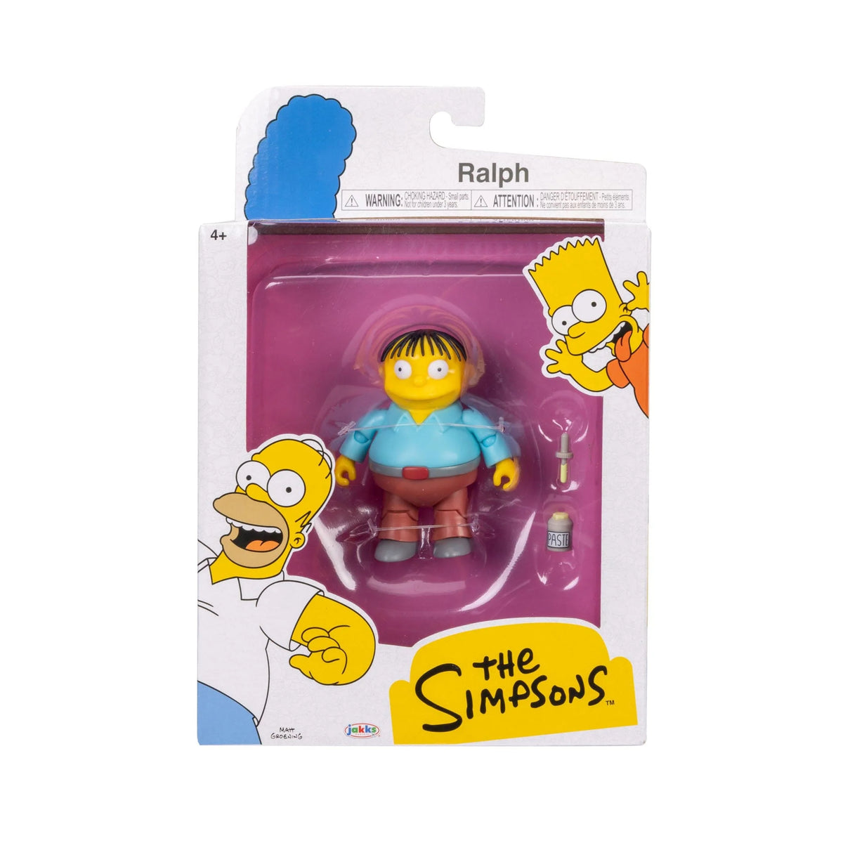 The Simpsons - 5" Action Figure Wave 5 - Jakks Pacific - Complete Set of 4 (Sick Homer, Stupid Sexy Flanders, Mr Burns, Ralph)