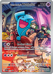 2025 Pokemon DRI-EN - Team Rocket's Wobbuffet #203 - ETB Promo Card - Ungraded Raw Card