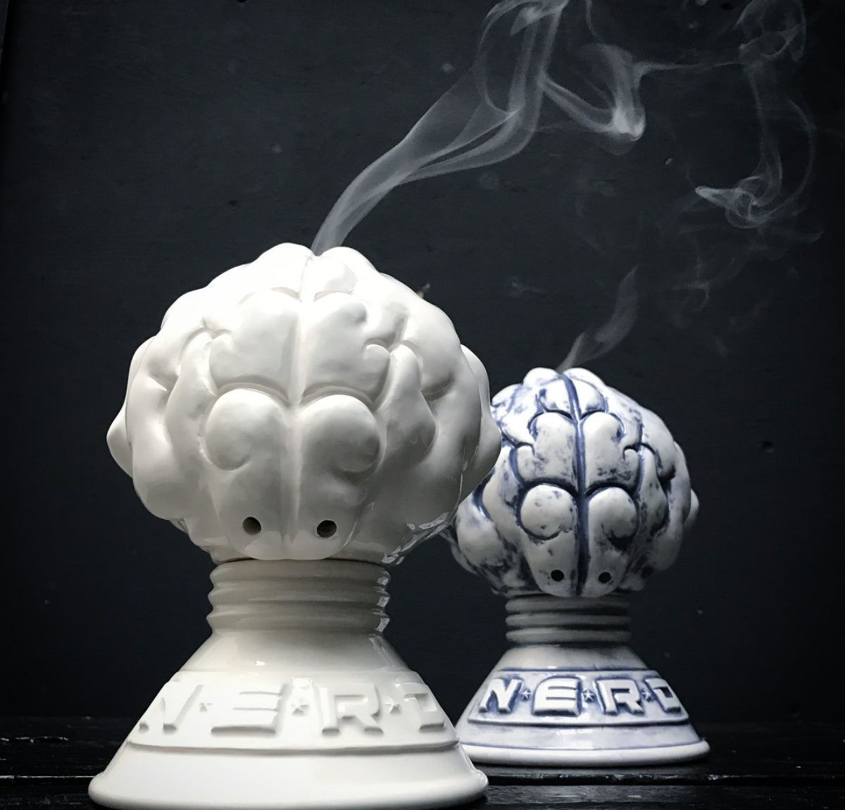 Neighborhood x N.E.R.D - Ceramic White Brain Incense Chamber - 2017 (USED)